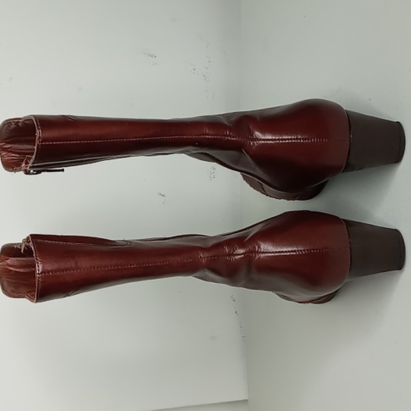 Pikolino Leather 1/2 Calf Boots w/Moccasin Toe Stitching -Spain -Brown-37/6.5 - Picture 3 of 16